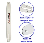 14" Chainsaw Guide Bar 3/8'' Lp Fits Husqvarna, Echo, Craftsman, Poulan And More New. Price: $19.50.