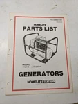Homelite Parts List Book Catalog Manual Generators 170R18 UT-03634 17927 Used. Price: $13.94.