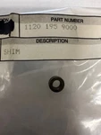 Stihl Part # 1120 195 9000 Shim New. Price: $6.39.