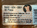 Stihl Part # 9460 624 0801 Circlip DIN6799-8X1,3 New. Price: $5.99.