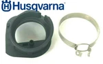 New Rubber Intake Boot Updated Oem Clamp Husqvarna 350, 359, 357XP, 353, 345 340. Price: $14.95.