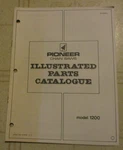 Pioneer 1200 Chainsaw Parts Catalog Manual 430060 Original Used. Price: $11.00.