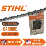 Stihl Chainsaw 16" 3/8 Pitch .050 72DL Carbide 3612 005 0072 Oem 63PD3 New. Price: $78.99.