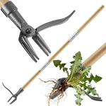 Niulight Heavy Duty Stand Up Weed Puller Tool - 46" Long Handle & Bamboo New. Price: $25.95.