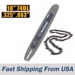 Us Holzfforma 18IN" .325 .063 74DL Guide Bar Chain St MS311 MS360 024 026 New. Price: $47.00.