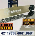 Holzfforma 42 Inch .404 .063 125D Bar & Full Chisel Chain Combo MS880 070 New. Price: $189.95.