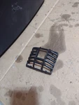 Husqvarna 132HBV Muffler Cover Used. Price: $18.00.