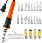Honoson 22 Pieces Electric Hot Knife Cutter Tool Kit Include Heated Plasti New. Price: $25.16.