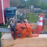 Echo CS-590 Timber Wolf Gas Chainsaw W/ Oregon Bar Brake Hand Guard Used. Price: $295.00.