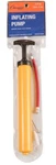 Champion Sports 12" Plastic Inflating Hand Pump, Hose & Inflation Needle New. Price: $13.49.