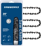 3-PACK Chainsaw 20 Inch, .325" Pitch .063" Gauge 81 Drive Links For 26RS-8 New. Price: $78.07.