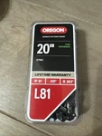 Oregon 20" Saw Chain L81 Low Kickback For Stihl .325 .063 New. Price: $15.00.