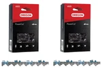 28" 2-PACK Square Ground Chisel Saw Chains 3/8 Pitch .050 Gauge Dl 72CL093G(2 New. Price: $68.95.