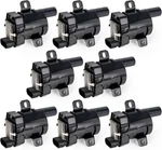 Ena Set Of 8 Round Ignition Coil Pack Compatible With Chevy Gmc Chevrolet... New. Price: $142.58.