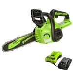 Cordless Chainsaw 24V 10 Compact 2.0AH Battery Charger Greenworks Great Storm New. Price: $179.99.