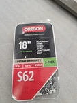 Oregon S62 18" Chainsaw Pack Low Kickback Link 3/8 .050 N5 Open. Price: $18.00.
