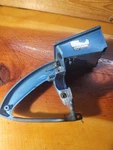 Vintage Homelite Super XL-12 Carburetor Air Box Cover Blue Part 59244-A Used. Price: $48.00.