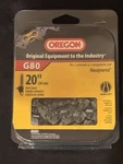 Oregon Husqvarna G80 -- 20" Saw Chain Open. Price: $20.99.