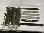 Lot Of 3/8" Picco Assorted Chainsaw Bars + 36 - Oregon, Poulan, Echo Used. Price: $156.59.