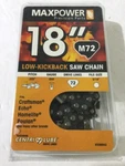 Maxpower 18" Low-kickback Replacement Saw Chain 33642 (CJL037008) New. Price: $18.00.