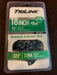 18" Chainsaw Semi-chisel .325" Narrow Kerf M72NK Trilink 25072NKTK New!. Price: $14.48.