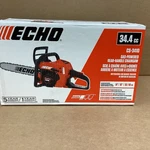 Echo 14 34.4 Cc Gas 2-STROKE Rear Handle Chainsaw W/ Auto Oiler CS-3410 New. Price: $229.95.
