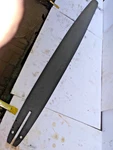 Mall Tool Co., #22433, In. Long, Hard Nose, Chainsaw Bar, .063 Gauge (18) Used. Price: $100.00.