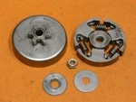 Homelite 240 245 Cluch Drum Sprocket Washers Bearing Nut A98129 Used. Price: $25.00.