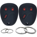 Gfdesign 2 Pcs Silicone 3 Buttons Fob Cover Remote Case Keyless Black New. Price: $14.59.