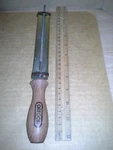 Oregon No. 37422 5/32 File Wood Handle Chain Saw Holder. Working. Vgc Used. Price: $12.00.