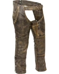 Milwaukee Leather Men's Distressed Thermal Lined Chaps Big 4X - New. Price: $169.99.