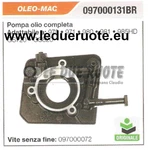 097000131BR Oil Pump Chainsaw Oleo Mac GS720 GS820 980 981 Hq Original New. Price: $96.41.