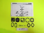 Husqvarna Chainsaw 65L 77L Carburetor Tillotson HS123A HS123B Kit New. Price: $26.95.