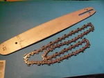 New Husqvarna 15" Chainsaw Bar & 508912064 Oem 325 058 No Paint M61. Price: $35.00.