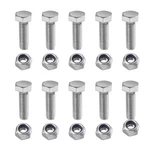 Lasuroa 10 Sets Auger Shear Pins Bolts & Nuts, Snowblower M, Silver New. Price: $13.34.