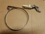Genuine Husqvarna 362 365 371 372XP 385 390XP Chainbrake Band & Knee Link Used. Price: $15.00.