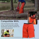 0000-886-3905 Chain Saw Protective Chaps-orange For Men WAIST:22-39IN,ADJUSTABLE New. Price: $38.95.