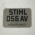Name Tag Model Plate For Stihl 056 / Electronic (1115 967 1503) New. Price: $5.03.