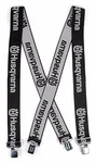 New 2" Husqvarna Gray Adjustable Clip On Suspenders For Pants Chaps 596297801. Price: $27.32.