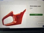 Husqvarna Oem 577908201 Chainsaw Right Side Rear Handle 455 Rancher Jonsered Max New. Price: $20.00.