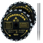 Forester 2PK Chainsaw Brush Cutter Blade + File Set - 9IN X 20 Teeth Fits M... New. Price: $63.54.