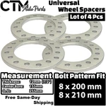 4X 1/2" (12MM) Thick 8X200MM Performance Wheel Spacer Fit F-350 RAM3500 Dually New. Price: $86.01.