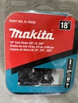 Makita E-18225 18IN Saw Chain 3/8IN Lp .050IN Replacement New. Price: $18.44.