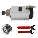 220V 4.5KW Fan Cooling Square Spindle Motor With Flange ER32 Collet Nut 18000RPM New. Price: $562.12.