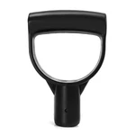 Qwork Plastic Spade Shovel With D-grip Handle, 25MM / 1", Black New. Price: $13.06.