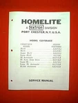 Homelite Chain Saw XL12 XL15 XL500 Super Auto Service Manual Very. Price: $6.00.
