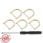Uxcell Shackle Screw Buckle Purse Keychain Strap D-rings Set New. Price: $20.00.