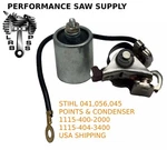 Points & Condenser Fits Stihl 056, 041, 045, 1115-400-2000, 1115-404-3400 New. Price: $24.95.