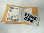 Genuine Oem Stihl O34 034 Model Plate Badge Name Tag 1125-967-1507 Nos New. Price: $19.00.