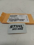 Oem Nos Stihl Model Plate MS660 1122-967-1506 New. Price: $6.99.